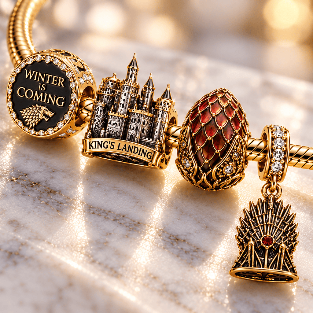 GOT Gold Charm Bracelet Set PTT