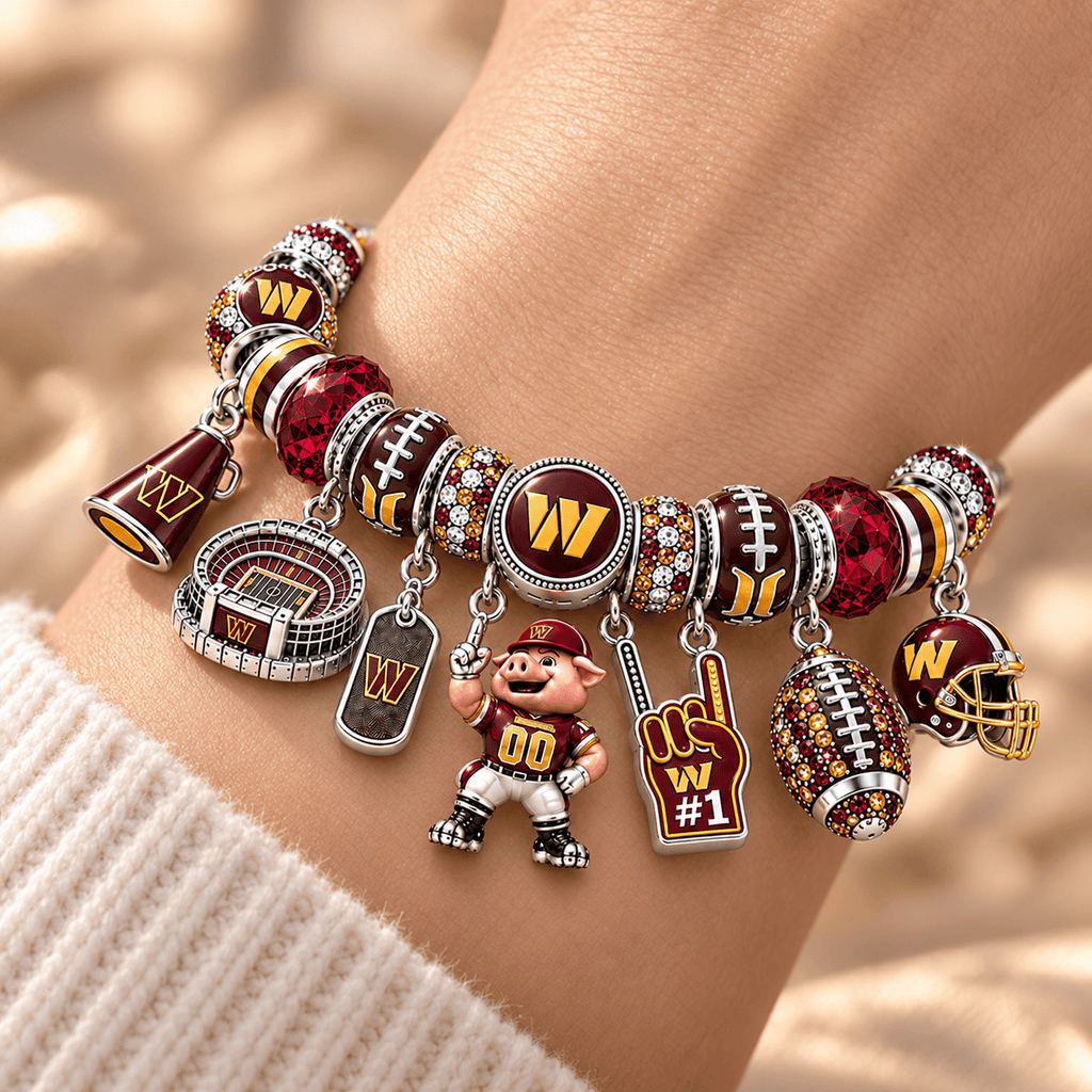 WCD Silver Charm Bracelet Set NTTB